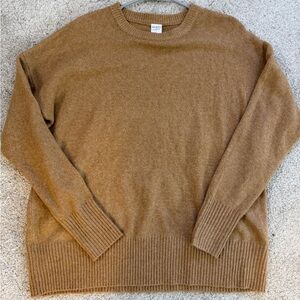 Melrose & Market Crewneck Sweater - cognac